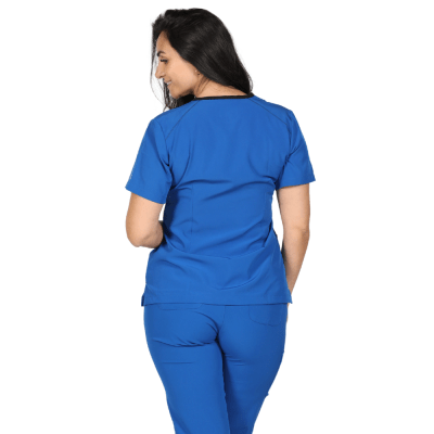 POLERA CLINICA MUJER MATRIX IMPULSE 4510 AZUL REY