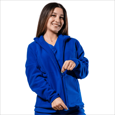 MICROPOLAR TÉRMICO PRACTICAL LINE MANGA LARGA MUJER 03008 AZULINO