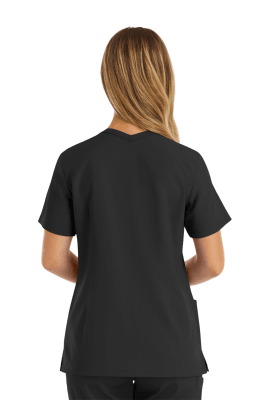 POLERA CLINICA MUJER MOMENTUM 5001 NEGRA