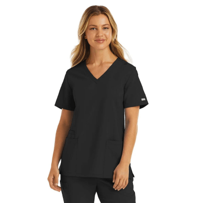 POLERA CLINICA MUJER MOMENTUM 5001 NEGRA