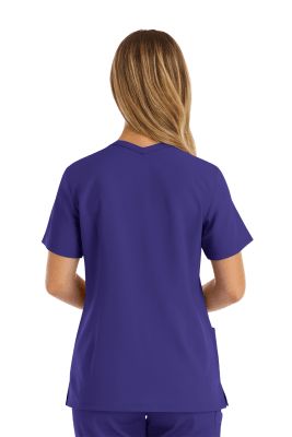 POLERA CLINICA MUJER MOMENTUM 5001 MORADA