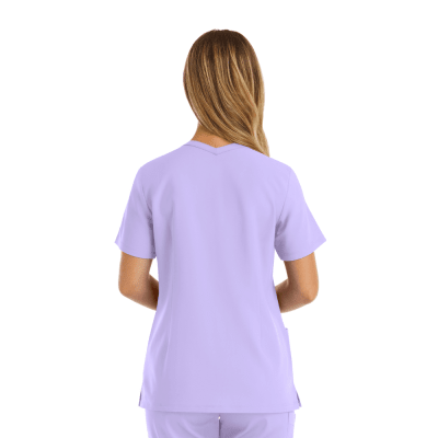 POLERA CLINICA MUJER MOMENTUM 5001 LILA