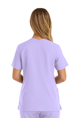 POLERA CLINICA MUJER MOMENTUM 5001 LILA