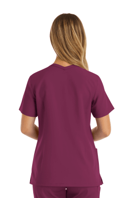 POLERA CLINICA MUJER MOMENTUM 5001 BURDEO