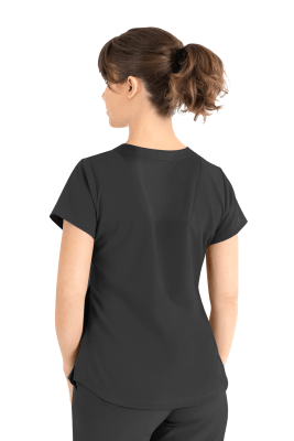 POLERA CLINICA MUJER MOMENTUM 5005 NEGRA
