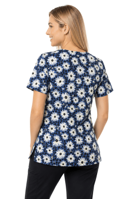 POLERA CLINICA MUJER ESTAMPADA GREEN TOWN 500V 1579GR