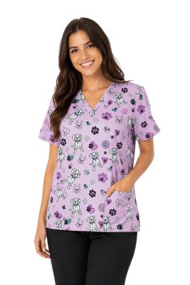 POLERA CLINICA MUJER ESTAMPADA GREEN TOWN 500V 1972