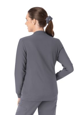 CHAQUETA CLINICA MUJER MOMENTUM 5061 GRIS OSCURO