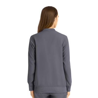 CHAQUETA CLINICA MUJER MOMENTUM 5061 GRIS OSCURO