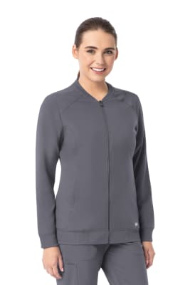 CHAQUETA CLINICA MUJER MOMENTUM 5061 GRIS OSCURO