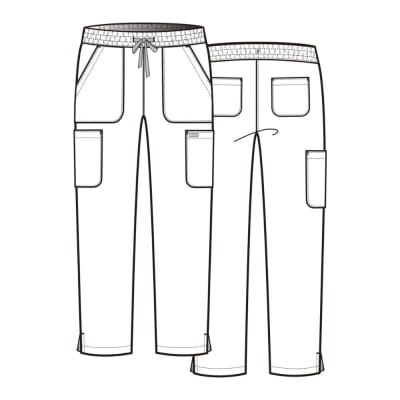 PANTALON CLINICO EXTRA LARGO MUJER MOMENTUM 5091 AZUL MARINO