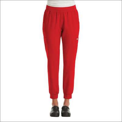 PANTALON CLINICO MUJER MOMENTUM 5092 ROJO