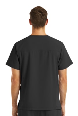 POLERA CLINICA HOMBRE MOMENTUM 5802 NEGRA