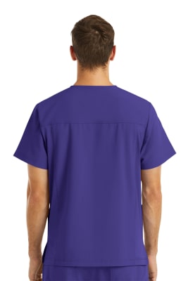 POLERA CLINICA HOMBRE MOMENTUM 5802 MORADA