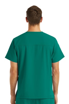 POLERA CLINICA HOMBRE MOMENTUM 5802 VERDE PABELLON