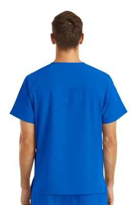 POLERA CLINICA HOMBRE MOMENTUM 5802 AZUL REY