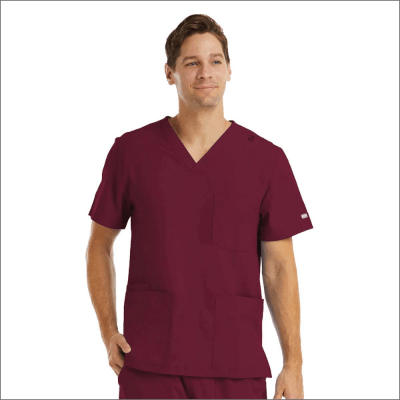 POLERA CLINICA HOMBRE MOMENTUM 5802 BURDEO
