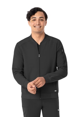 CHAQUETA CLINICA HOMBRE MOMENTUM 5861 NEGRA