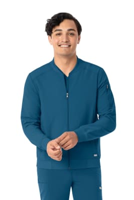 CHAQUETA CLINICA HOMBRE MOMENTUM 5861 AZUL PETROLEO