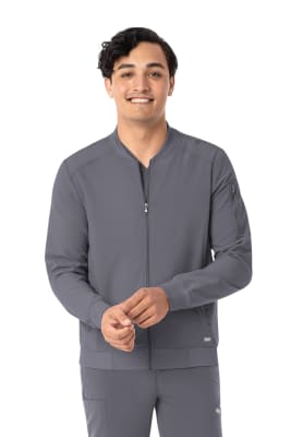 CHAQUETA CLINICA HOMBRE MOMENTUM 5861 GRIS OSCURO