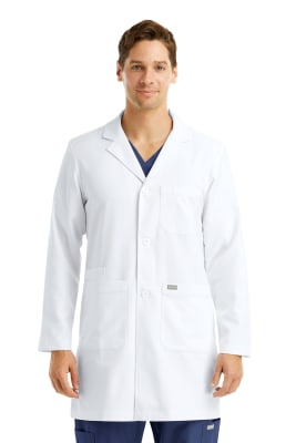 DELANTAL CLINICO MEDIO LARGO HOMBRE MOMENTUM 5872 BLANCO