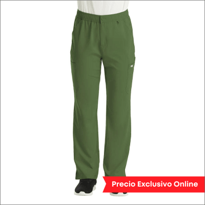 PANTALON CLINICO HOMBRE MOMENTUM 5891 VERDE OLIVO