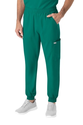 PANTALON CLINICO HOMBRE MOMENTUM 5892 VERDE PABELLON