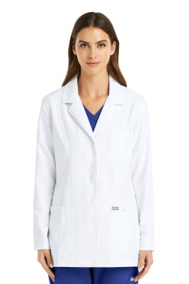 DELANTAL CLINICO CORTO MOMENTUM MUJER 5973 BLANCO