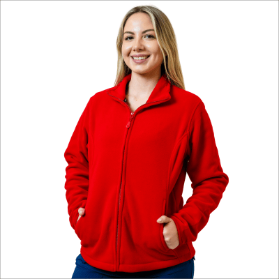 MICROPOLAR TÉRMICO PRACTICAL LINE MANGA LARGA MUJER 03008 ROJO