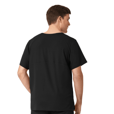 POLERA CLINICA HOMBRE AERO 6429 NEGRO