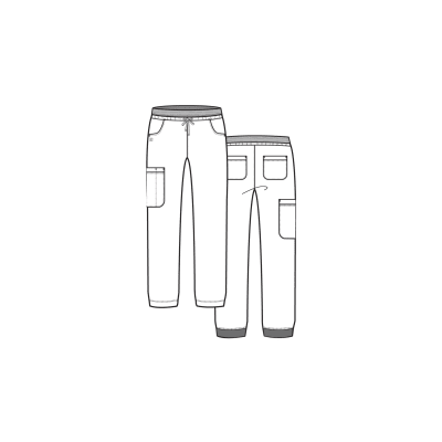PANTALON CLINICO MUJER MATRIX 6701 AZUL MARINO