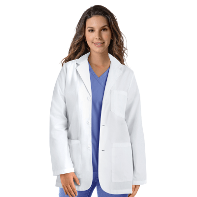 DELANTAL CLINICO CORTO UNISEX TRUE 70102 BLANCO