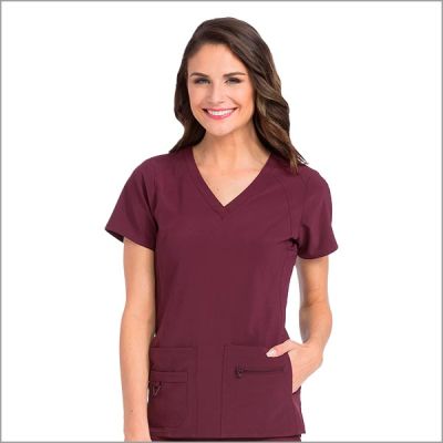 POLERA CLÍNICA MEDCOUTURE 8416 WINE POLERA CLÍNICA MEDCOUTURE 8416 WINE