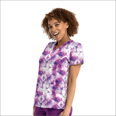 POLERA CLINICA MUJER ESTAMPADA MAEVN 9810 MYST