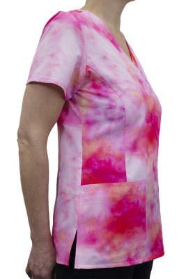 POLERA CLINICA MUJER ESTAMPADA MAEVN 9810 TDSR