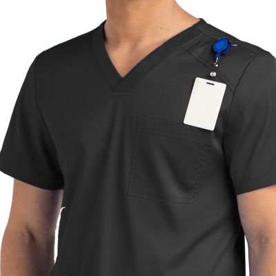 POLERA CLINICA HOMBRE MATRIX 5502 NEGRA