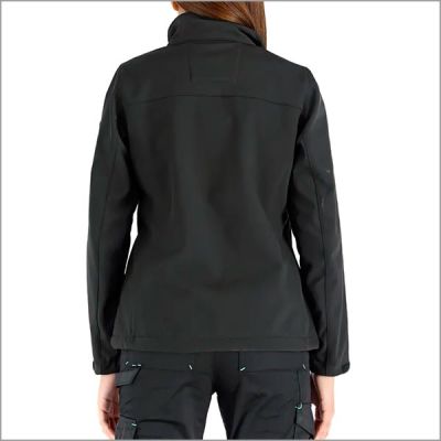 SOFTSHELL MUJER QUEBEC NEGRO