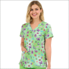 POLERA CLINICA MUJER ESTAMPADA ZAVATE 1054 CTBG1