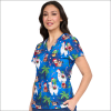 POLERA CLINICA MUJER ESTAMPADA ZAVATE 1054 DKPL1