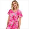 POLERA CLINICA MUJER ESTAMPADA ZAVATE 1054 FGTS1