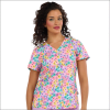 POLERA CLINICA MUJER ESTAMPADA ZAVATE 1054 FNFL1