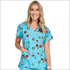 POLERA CLINICA MUJER ESTAMPADA ZAVATE 1054 JLCP1