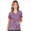 POLERA CLINICA MUJER ESTAMPADA ZAVATE 1054 PKWD1