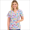 POLERA CLINICA MUJER ESTAMPADA ZAVATE 1054 SHSH1