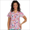 POLERA CLINICA MUJER ESTAMPADA ZAVATE 1054 SWPT1