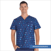 POLERA CLINICA HOMBRE ESTAMPADA CHEROKEE CK692 GNFS1