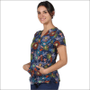 POLERA CLINICA MUJER ESTAMPADA MAEVN - 1767 DWG1