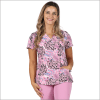 POLERA CLINICA MUJER ESTAMPADA MAEVN - 1767 SFR1