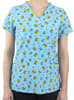 POLERA CLINICO MUJER ESTAMPADA PINTS - 1767 BEM1