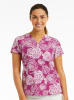 POLERA CLINICO MUJER ESTAMPADA PINTS - 1767 FLY1
